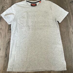 Superdry Gray Short Sleeve Tee Casual Essential